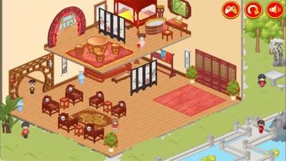 Изображение игры: 可爱公主新年娃娃屋布置 - 女生娃娃屋布置游戏