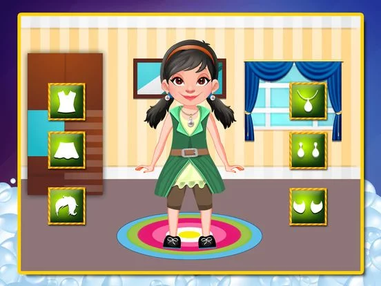 Изображение игры: Home Laundry Girl Game