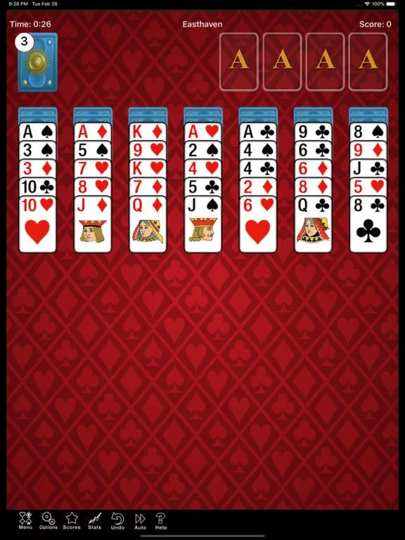 Изображение игры: Easthaven Solitaire
