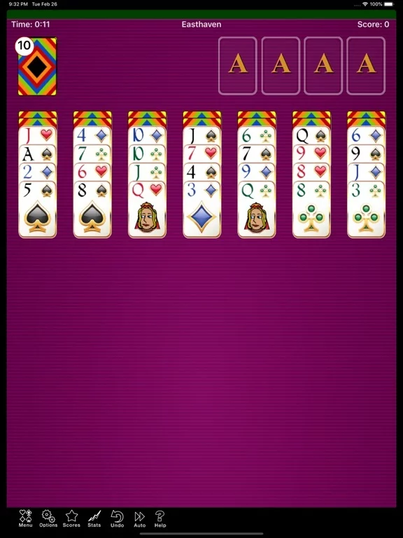 Изображение игры: Easthaven Solitaire