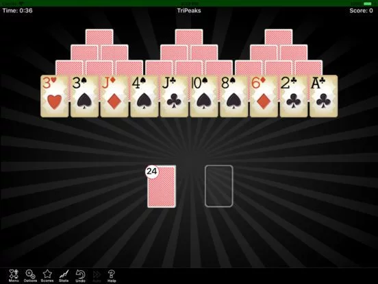 Изображение игры: TriPeaks Solitaire Cards Game