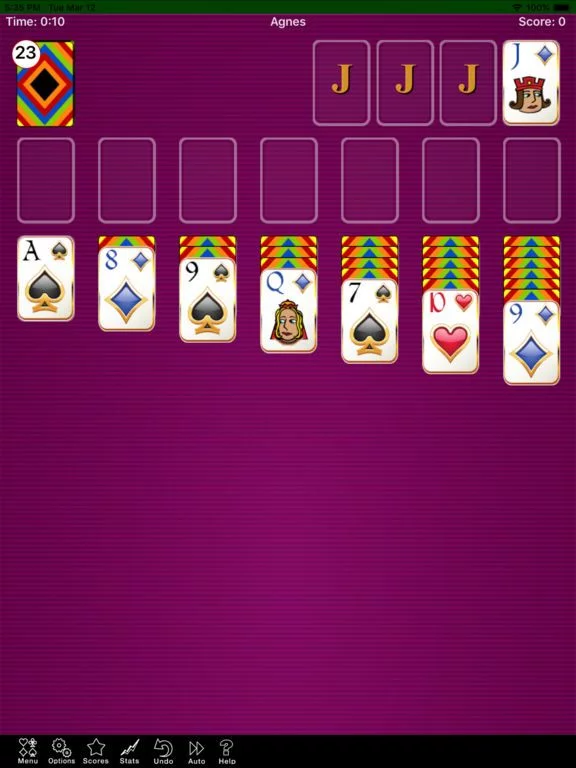Изображение игры: Agnes Solitaire Game