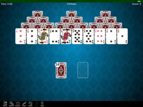 Изображение игры: TriPeaks Solitaire Cards Game