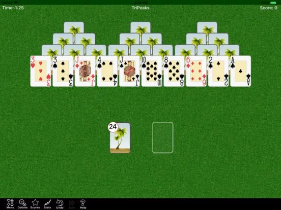Изображение игры: TriPeaks Solitaire Cards Game