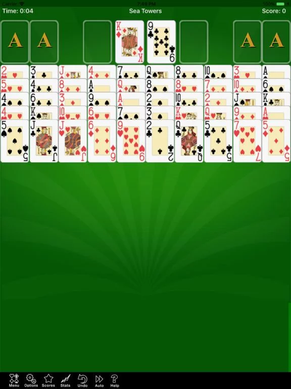 Изображение игры: Sea Towers Solitaire Game