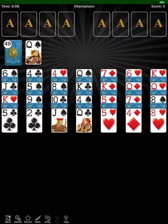 Изображение игры: Alternations Solitaire