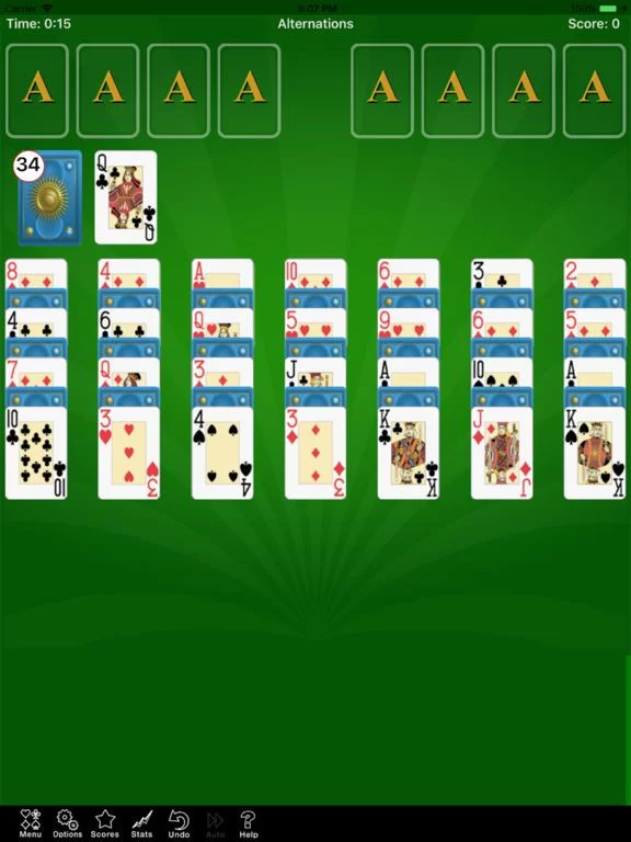 Изображение игры: Alternations Solitaire
