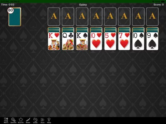 Изображение игры: Gypsy Solitaire