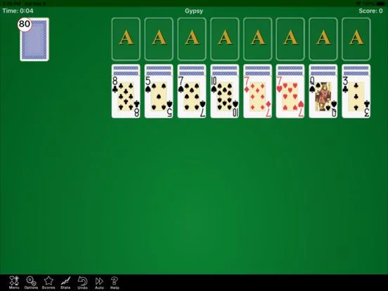 Изображение игры: Gypsy Solitaire