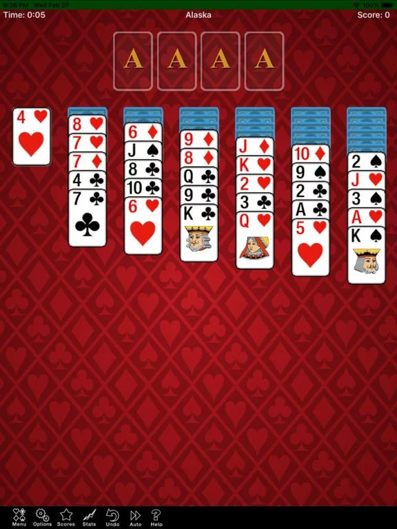 Изображение игры: Alaska Solitaire