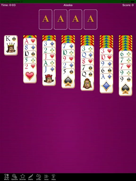 Изображение игры: Alaska Solitaire
