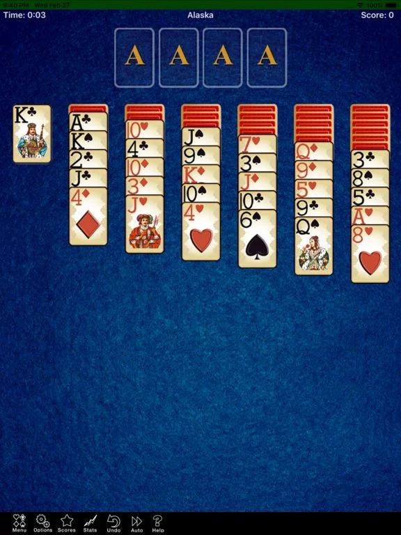 Изображение игры: Alaska Solitaire