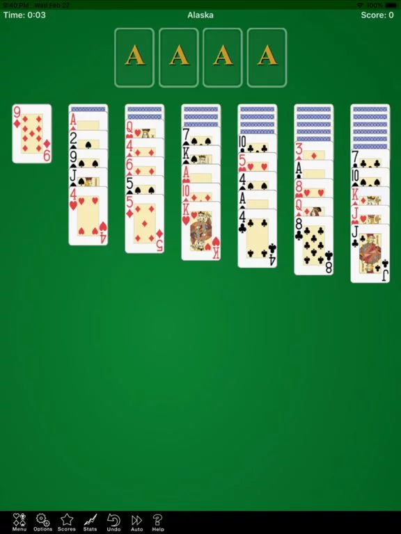 Изображение игры: Alaska Solitaire