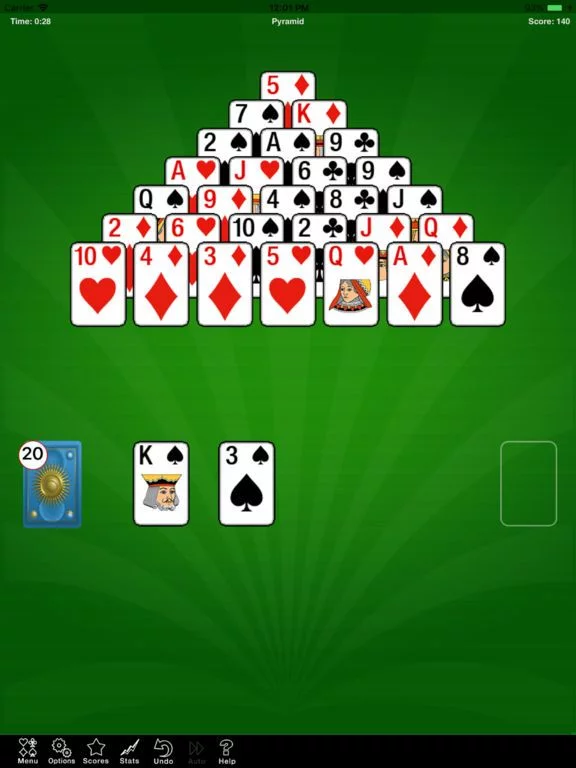 Изображение игры: Pyramid Solitaire 2