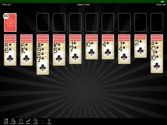 Изображение игры: Spider Solitaire V2