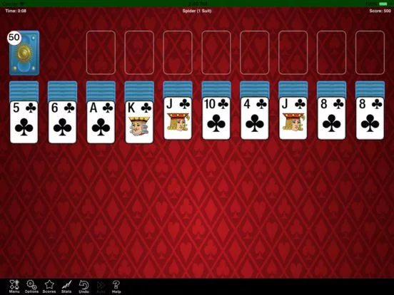 Изображение игры: Spider Solitaire V2