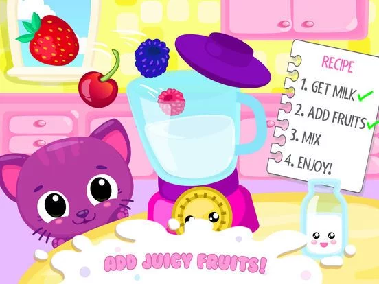 Изображение игры: Cute & Tiny Milkshakes