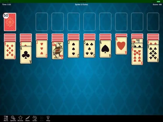 Изображение игры: Spider Solitaire V2