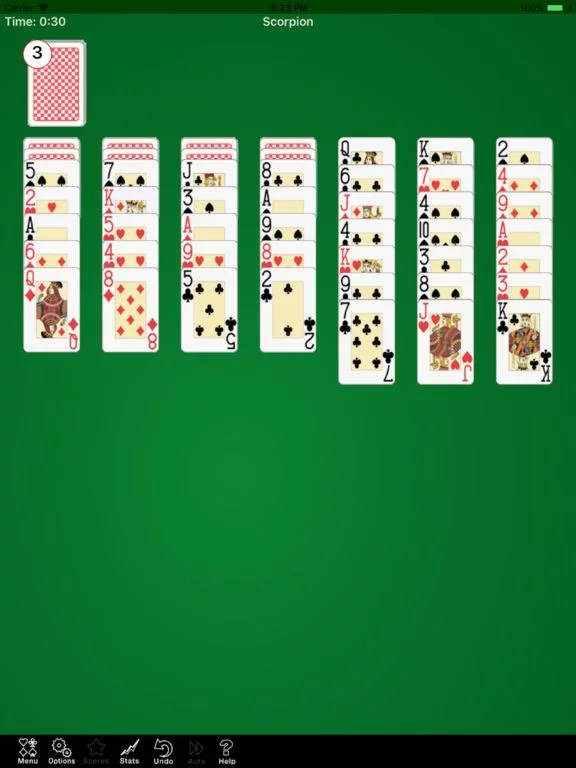 Изображение игры: Scorpion Solitaire V2