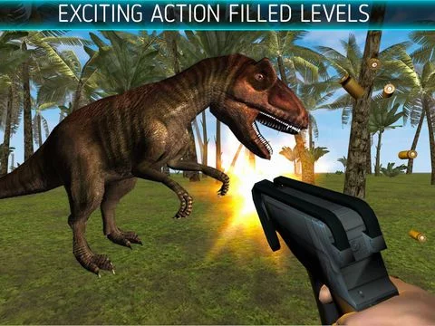 Изображение игры: Dinosaur Hunter: Jurassic Jungle