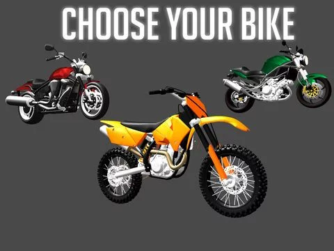 Изображение игры: On Bike Traffic Racing