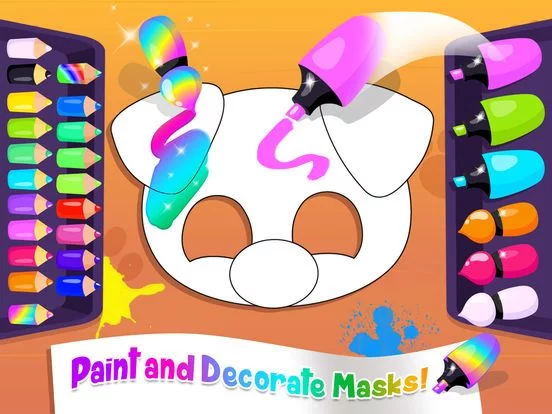 Изображение игры: Cute & Tiny DIY Mask Party