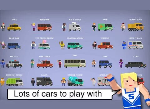 Изображение игры: Crashy Crossy Cars