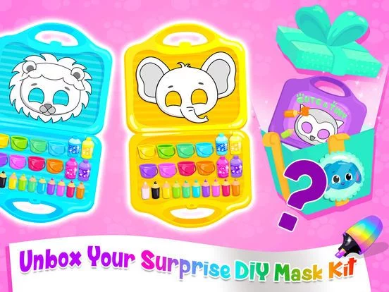 Изображение игры: Cute & Tiny DIY Mask Party