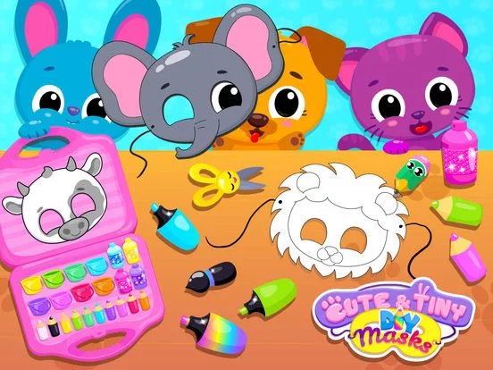 Изображение игры: Cute & Tiny DIY Mask Party
