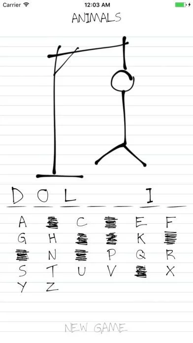 Изображение игры: Hangman: Animals