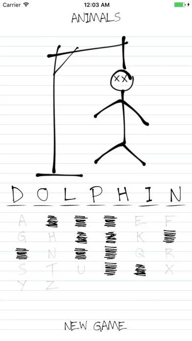 Изображение игры: Hangman: Animals