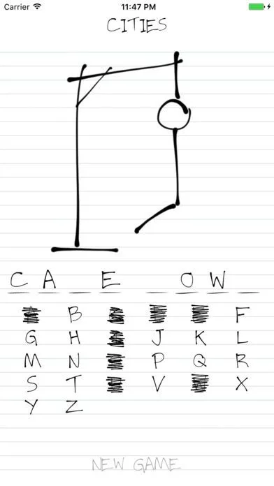 Изображение игры: Hangman: Cities