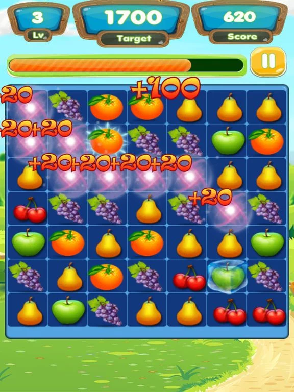 Изображение игры: 水果连连消 - 接力消除