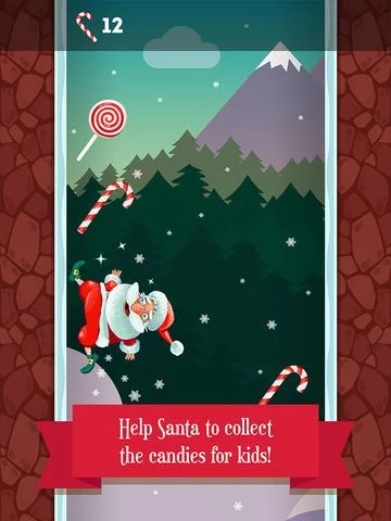 Изображение игры: Running Santa - Candy climb Free