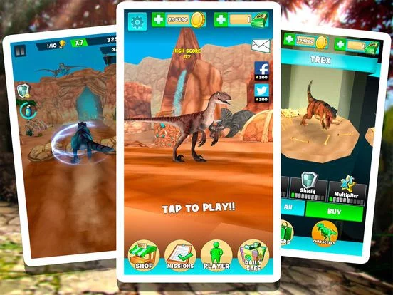 Изображение игры: Jurassic Dinos . Free Dinosaur Simulator Games