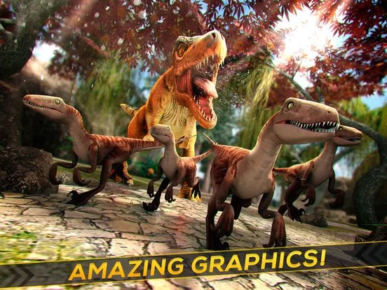 Изображение игры: Jurassic Dinos . Free Dinosaur Simulator Games