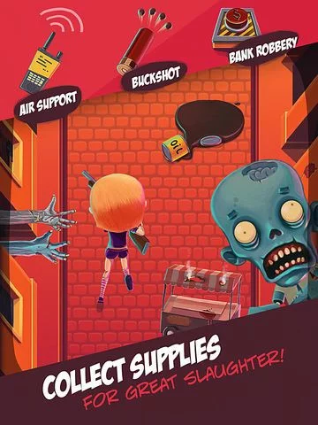 Изображение игры: Tsunami Girl Smash Zombie