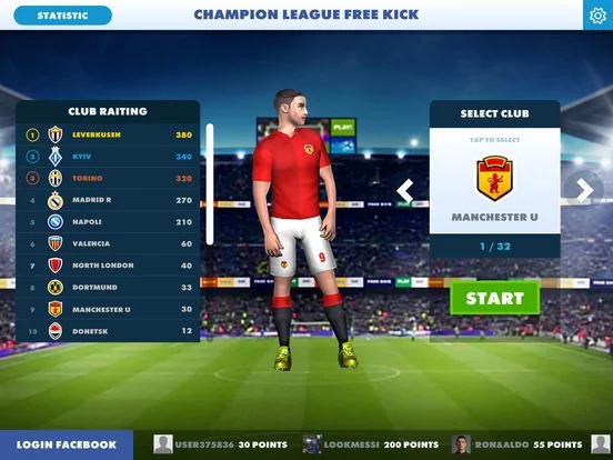 Изображение игры: Champions Free Kick League 17