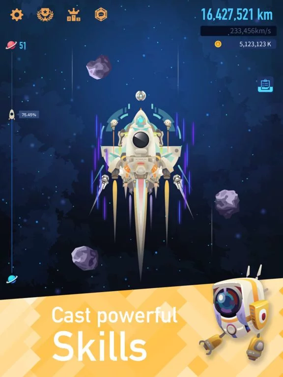 Изображение игры: Space Colonizers Idle Clicker