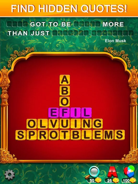 Изображение игры: Word search Quotes