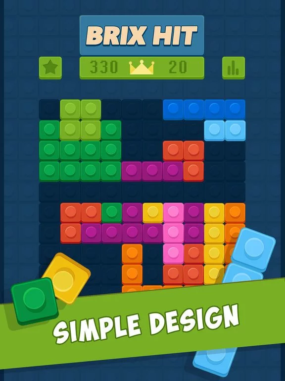 Изображение игры: Brix Hit - 1010 Puzzle Game