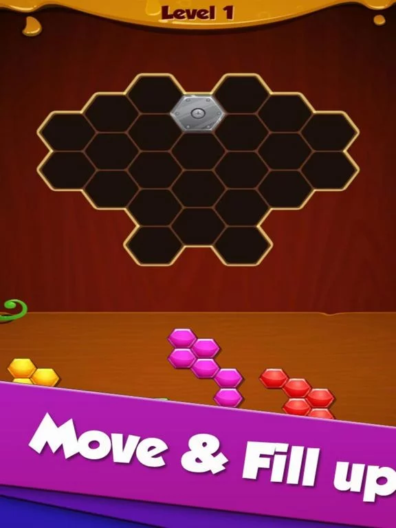 Изображение игры: Fill Hexa Color Brain