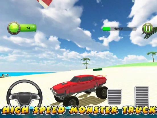 Изображение игры: Beach Car Water Driving