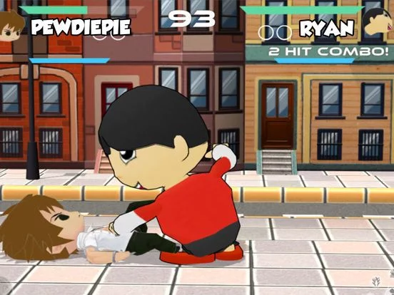 Изображение игры: Youtubers Battle Fighting