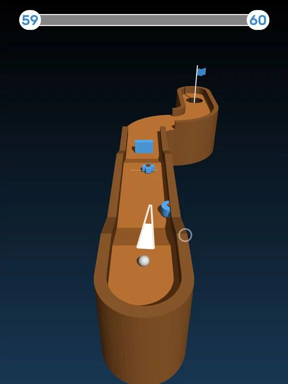 Изображение игры: Putt Ball!