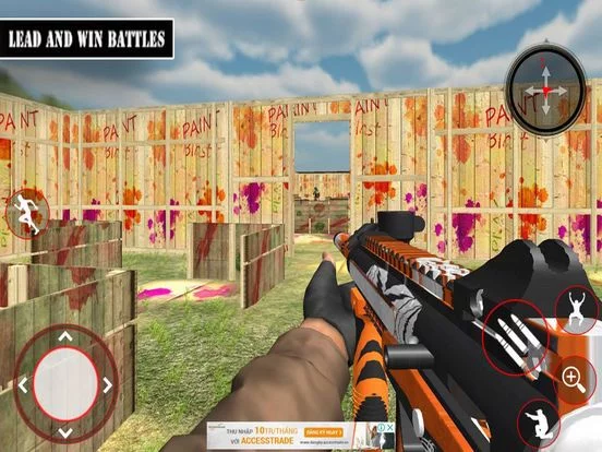 Изображение игры: Shooting Paintball Arena
