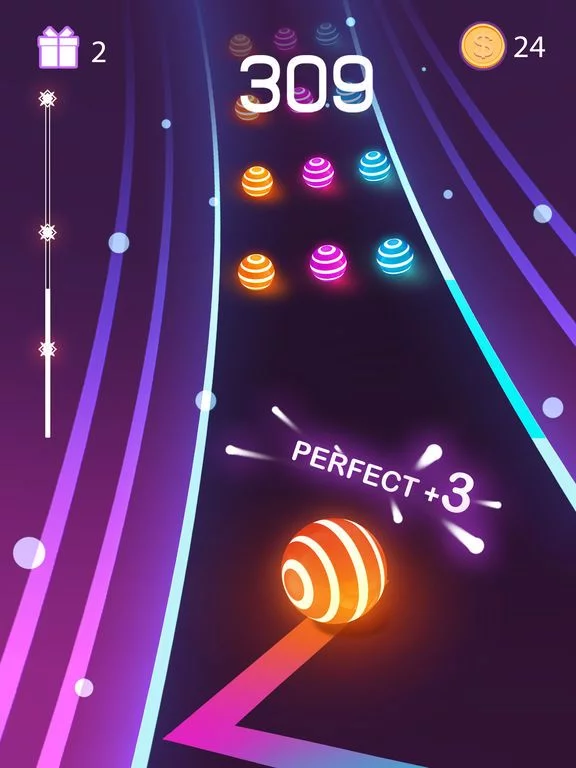 Изображение игры: Dancing Road