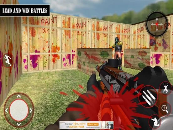 Изображение игры: Shooting Paintball Arena