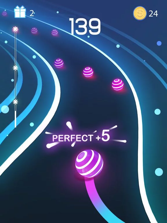 Изображение игры: Dancing Road
