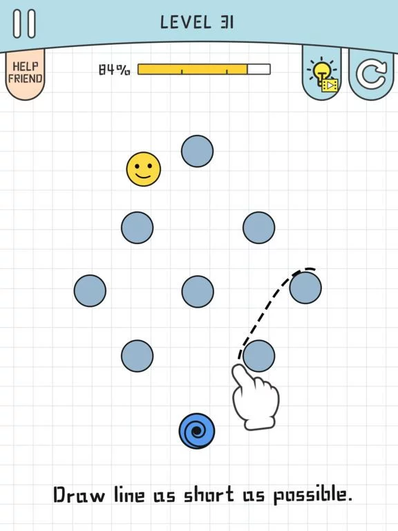 Изображение игры: Physical Lines - Hello Hole